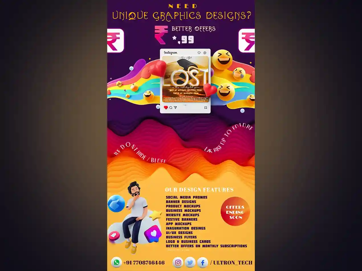 Time to brand your brand more unique and impulsive. Get the best graphics designing in madurai. 